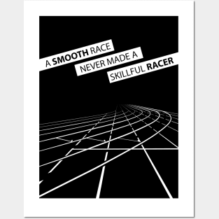 Smooth Race - BlackWhite Posters and Art